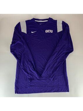 Grand Canyon GCU Antelopes Purple Nike Dri Fit Long Sleeve Athletic Shirt Medium
